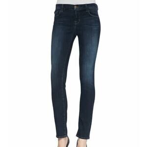 J BRAND Skinny Leg Mid Rise in Impression Dark Wash Stretch Jeans Size 28